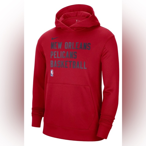 NWT- Nike Red New Orleans Pelicans Performance  Practice Pullover Hoodie - XXL - Picture 1 of 7